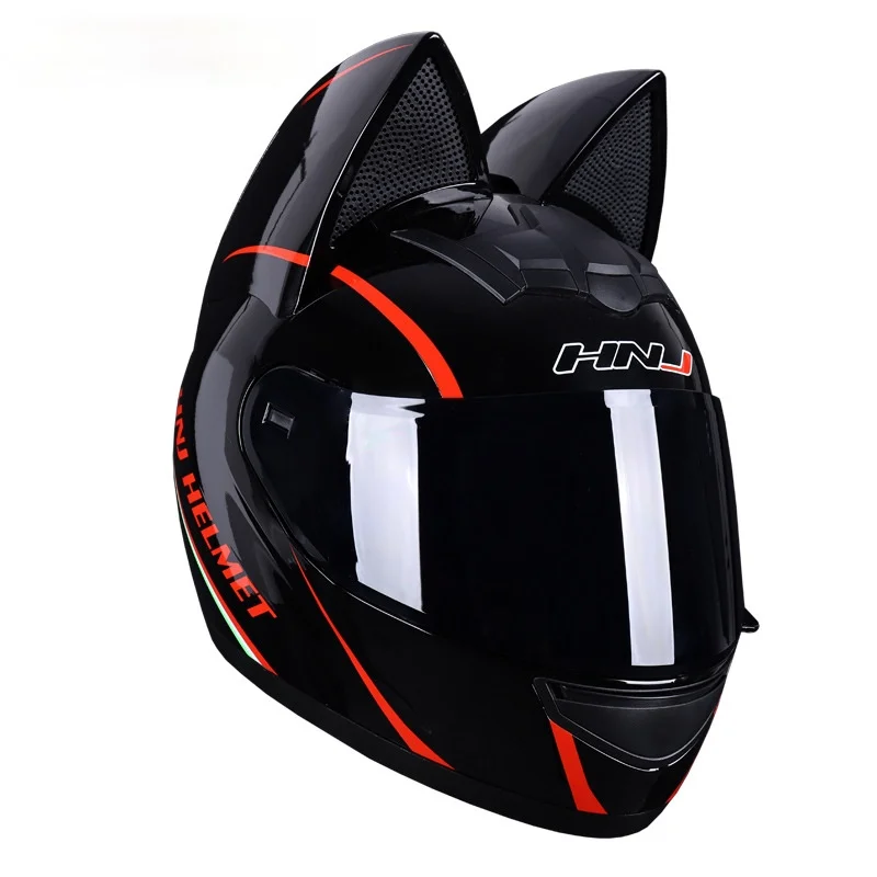 Bike helmet with cat ears and Bluetooth